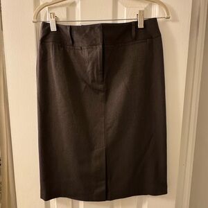 Ann Taylor LOFT Brown Pencil Skirt